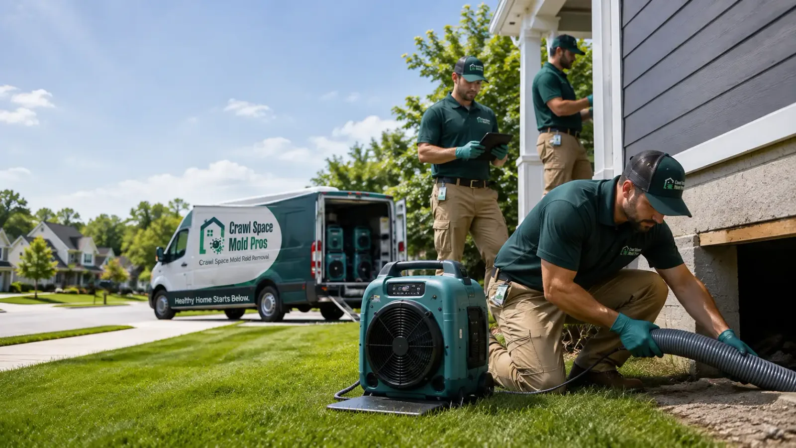 Crawl Space Mold Removal in Cleveland, MO